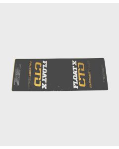 FOX Shock FLOAT X CTD LV Decal 2014 Gold