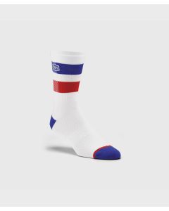 100% Flow Performance Socks White
