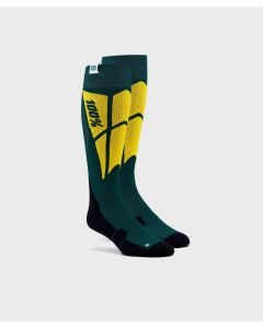 100% HI SIDE Performance Moto Socks Green