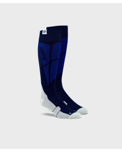 100% HI SIDE Performance Moto Socks Navy / Grey