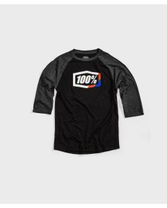 100% Stripes &#190; Sleeve Tech Tee