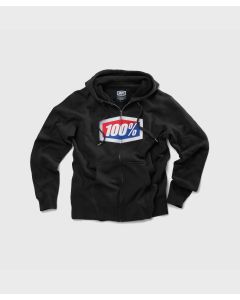 100% Official Zip Hooded Sweatshirt