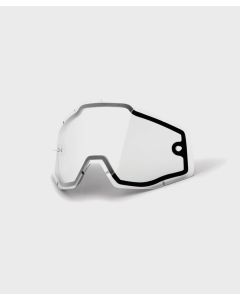 100% Accuri / Racecraft / Strata Dual Replacement Lens (No Venting / Enduro)