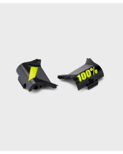 100% Racecraft / Accuri / Strata Replacement Canister Cover Black / Fluo Yellow