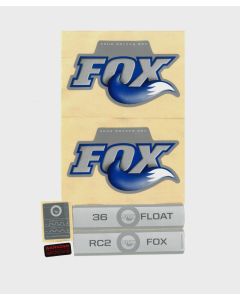 FOX Fork 36 FLOAT R Decal Kit 2009 Titanium