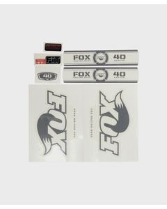 FOX Fork 40 RC2 FIT OE Decal Kit Grey 2011