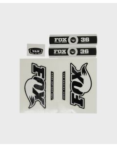 FOX Fork 36 P-S VAN R O/B Black Lowers Decal Kit 2012