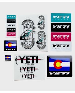 Yeti Assorted 17pc Sticker Pack