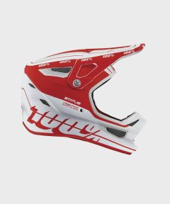 100% Status Helmet Topenga Red / White XXL