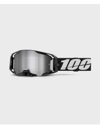 100% ARmatic Goggles Black / Mirror Silver Flash Lens
