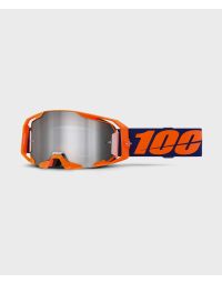 100% ARmatic Goggles Neon Orange / Mirror Silver Flash Lens