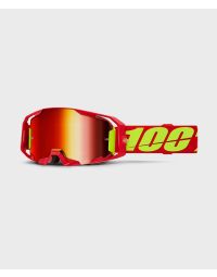 100% ARmatic Goggles Red / Mirror Red Lens