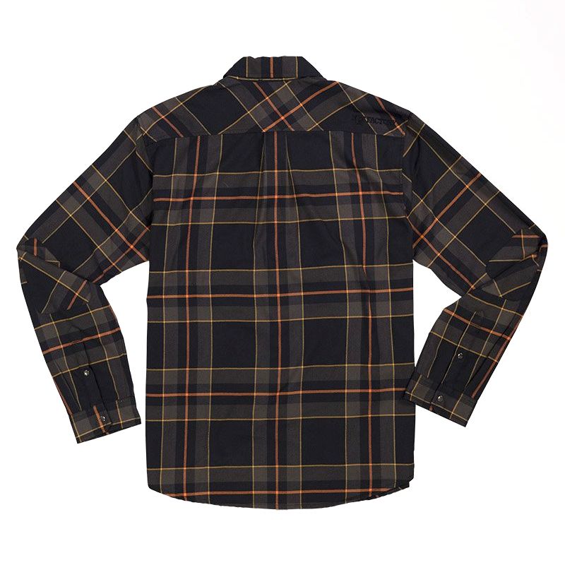FOX Flannel Shirt Black S | Silverfish UK